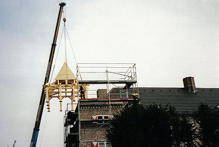 Construction of the top of the tower