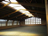 Indoor horse riding arena